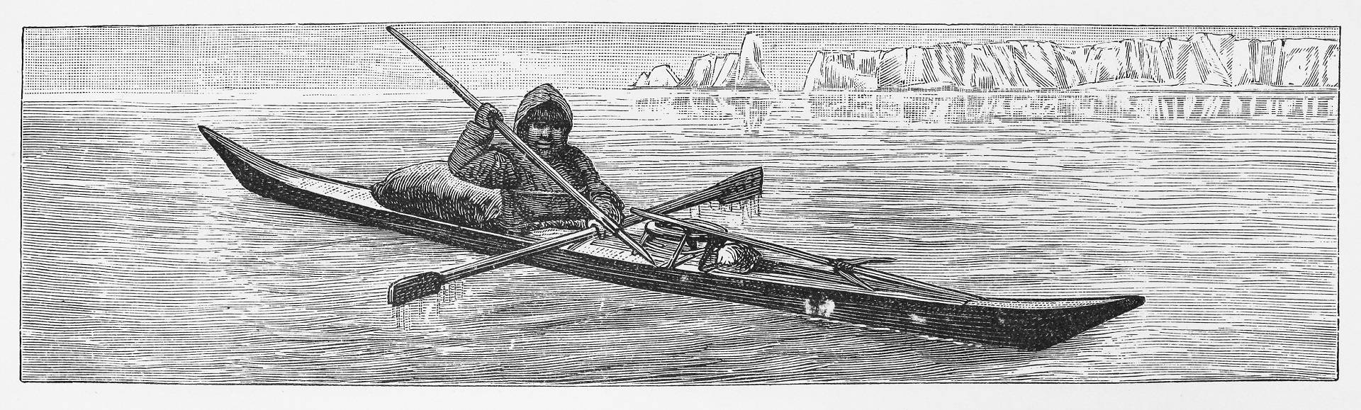 Каяк лодка эскимосов