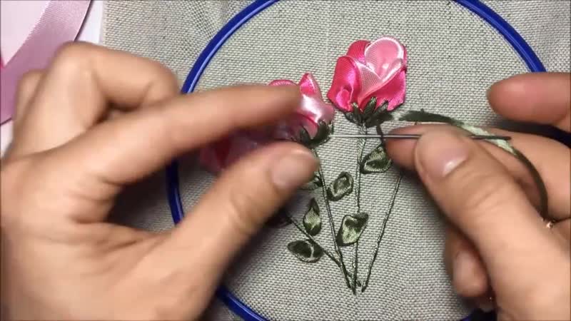 Роскошные розы, вышивка лентами. обсуждение на liveinternet