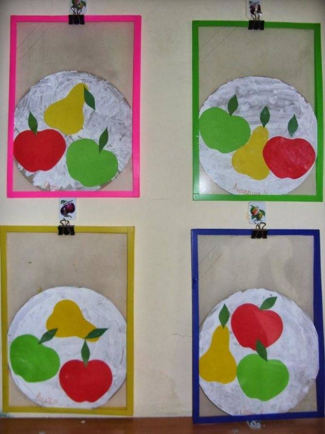 Конспект занятия по аппликации «корзина с фруктами». воспитателям детских садов, школьным учителям и педагогам - маам.ру