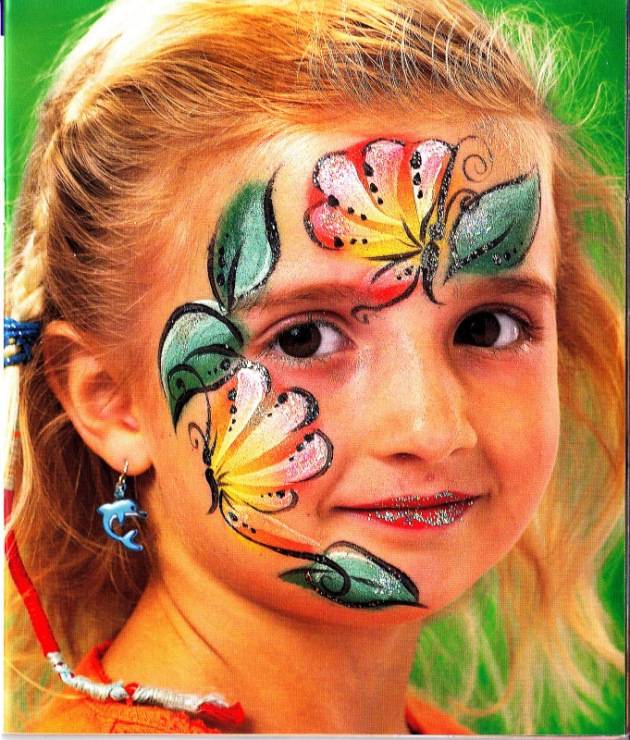Аквагрим на лице: рисунки для начинающих. аквагрим для детей :: syl.ru
