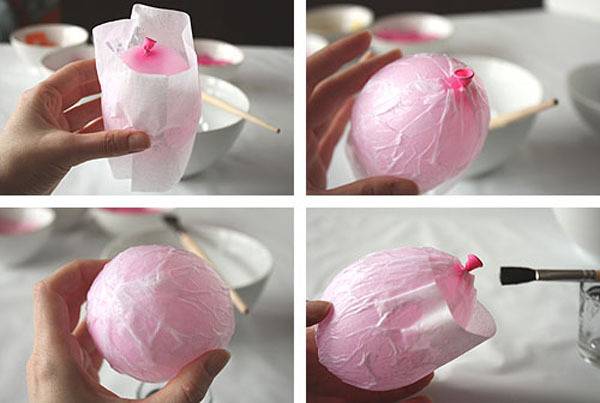 Пасхальное яйцо своими руками: украшение атласными лентами