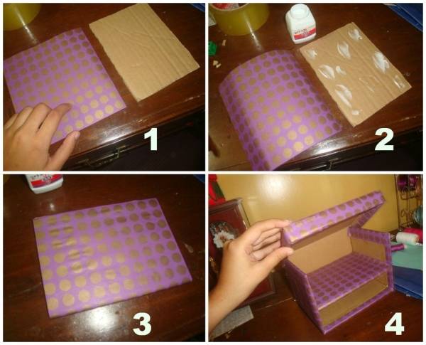 Как обклеить коробку бумагой красиво? :: syl.ru