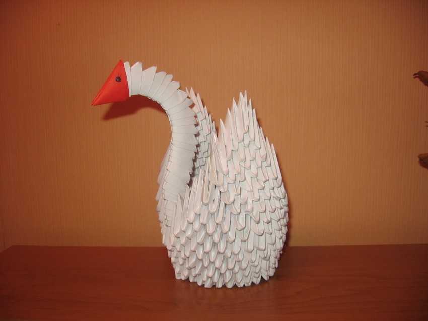 Оригами лебедь из бумаги: модульное конструирование, виды моделей и пошаговая инструкция для начинающих