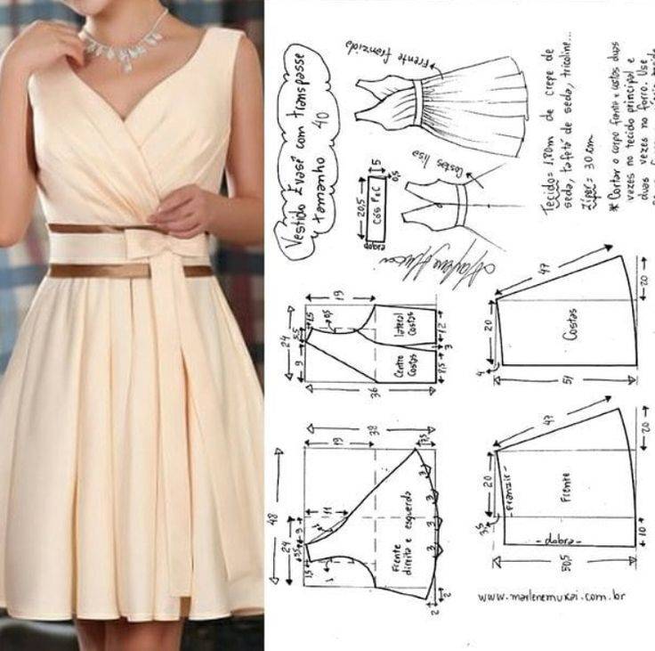 Сшить платье своими руками — подборка простых и необычных моделей на любой вкус (150 фото + видео пошива)