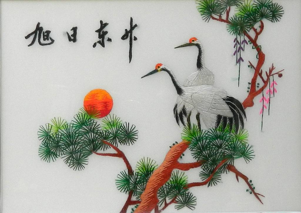 Вышивка шелком и секреты техники китайских картин