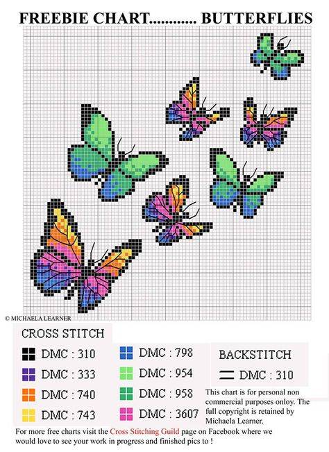 Схема вышивки крестом бабочки: бесплатные цветы, маленькие скачать, как вышить девушку, наборы для начинающих