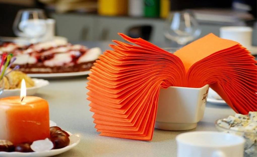 Как красиво сложить бумажные салфетки на праздничный стол: мастер-класс + 55 фото