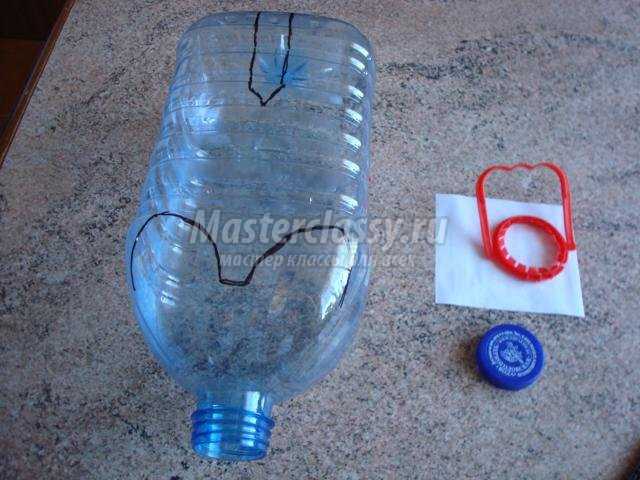 Пошаговая инструкция изготовления поросенка из пластиковой бутылки