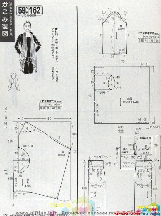 Сшить кардиган выкройка