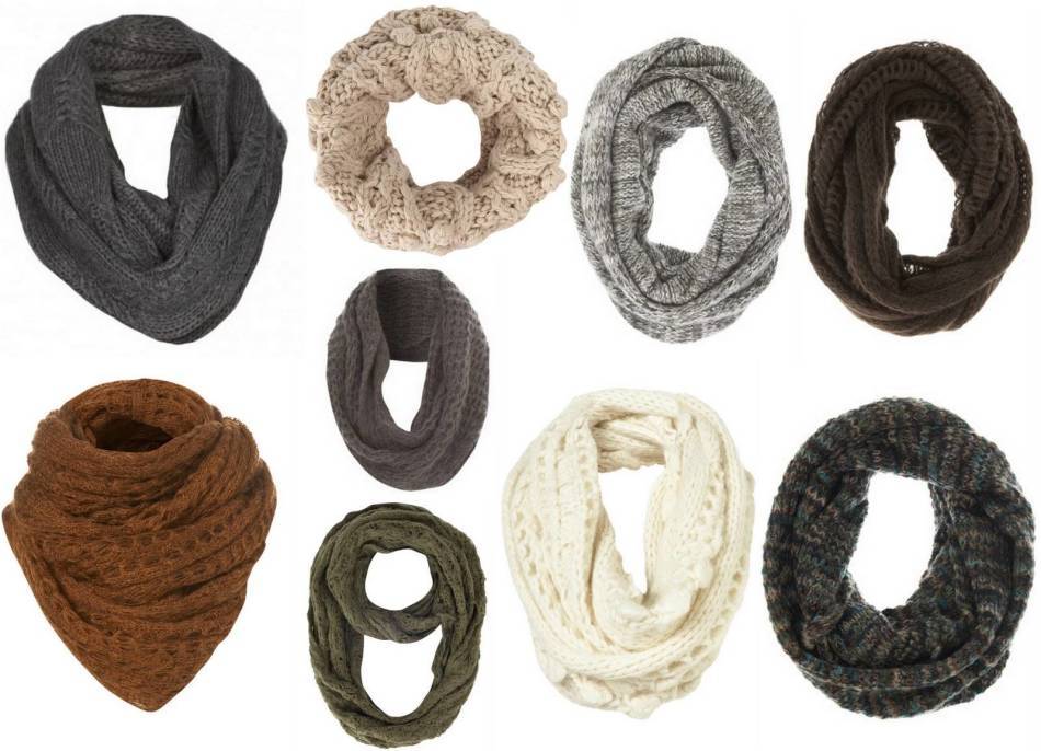 Виды шарфов и их разновидности: особенности, как правильно выбрать и носить, на шею или на голову вместо шапки