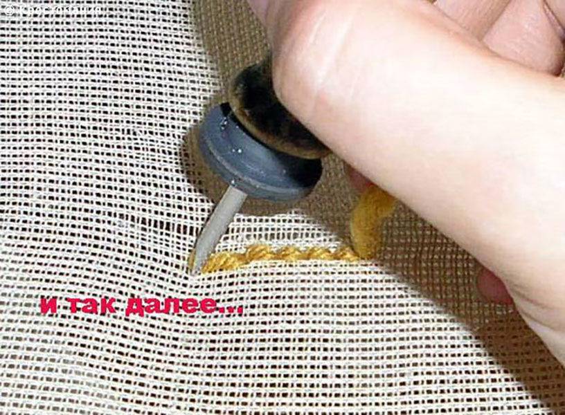 Вышивка в ковровой техникемк пошагово...(не моё) - клуб рукоделия - страна мам
