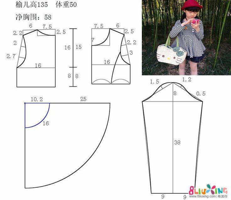 Выкройки детских платьев для начинающих: простые выкройки своими руками - just help us