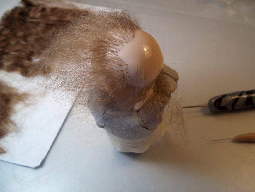 Как выпрямить парик кукольный