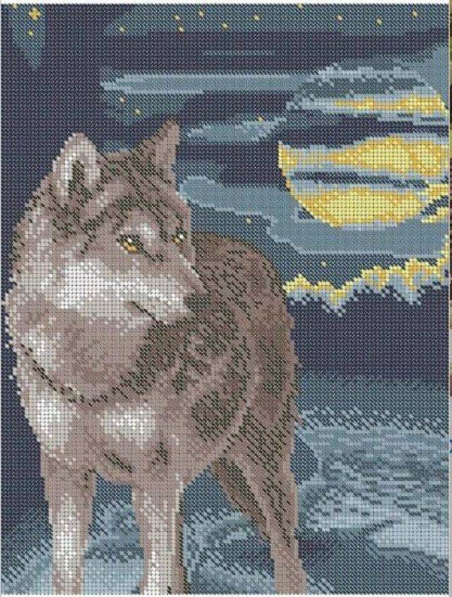 Бисерные волки - вышивка бисером - страна мам