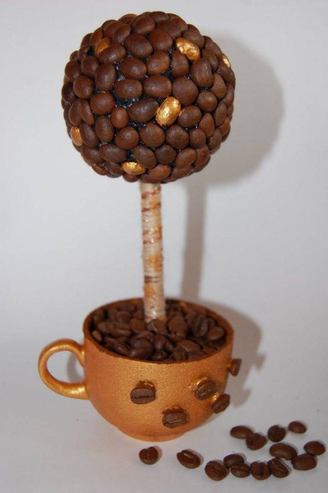 Парящая чашка с кофе своими руками — как сделать поделку из кофейных зерен на новый год