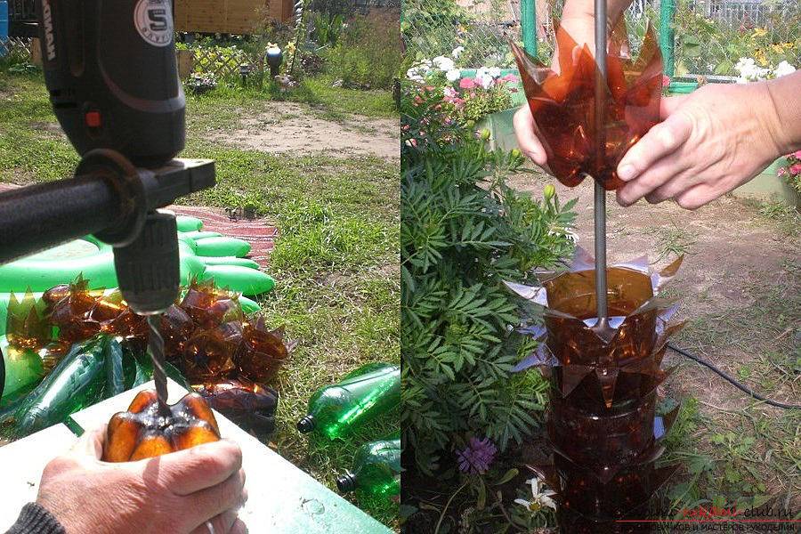 Пальма из пластиковых бутылок своими руками: пошаговая инструкция и мастер-класс