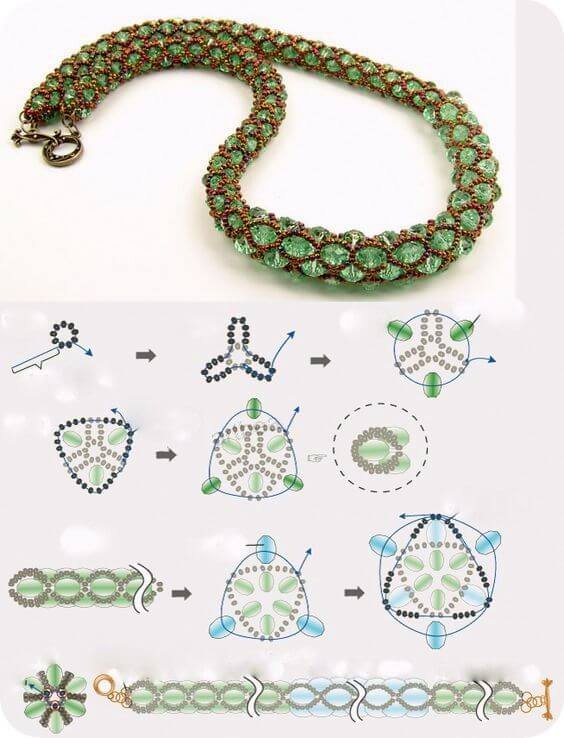Бисероплетение схемы браслетов