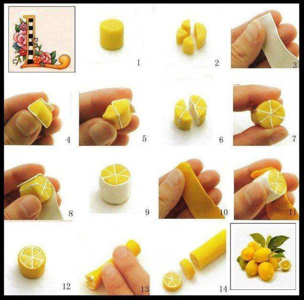 Как слепить лимон из пластилина своими руками: мастер-класс с фото и поэтапной инструкцией