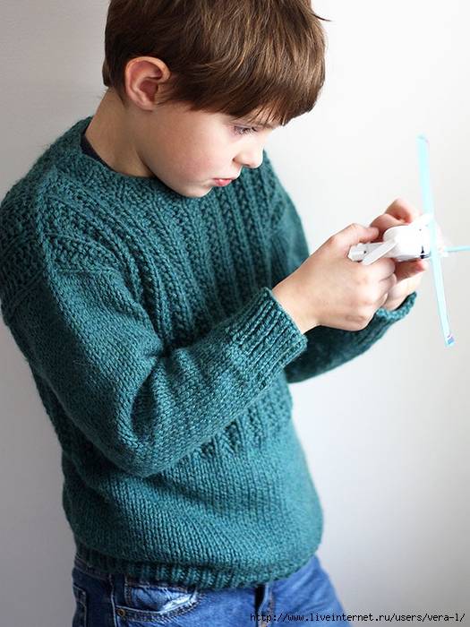 16 моделей пуловеров для мальчика вязаных спицами с фото, схемами, описанием и видео мк