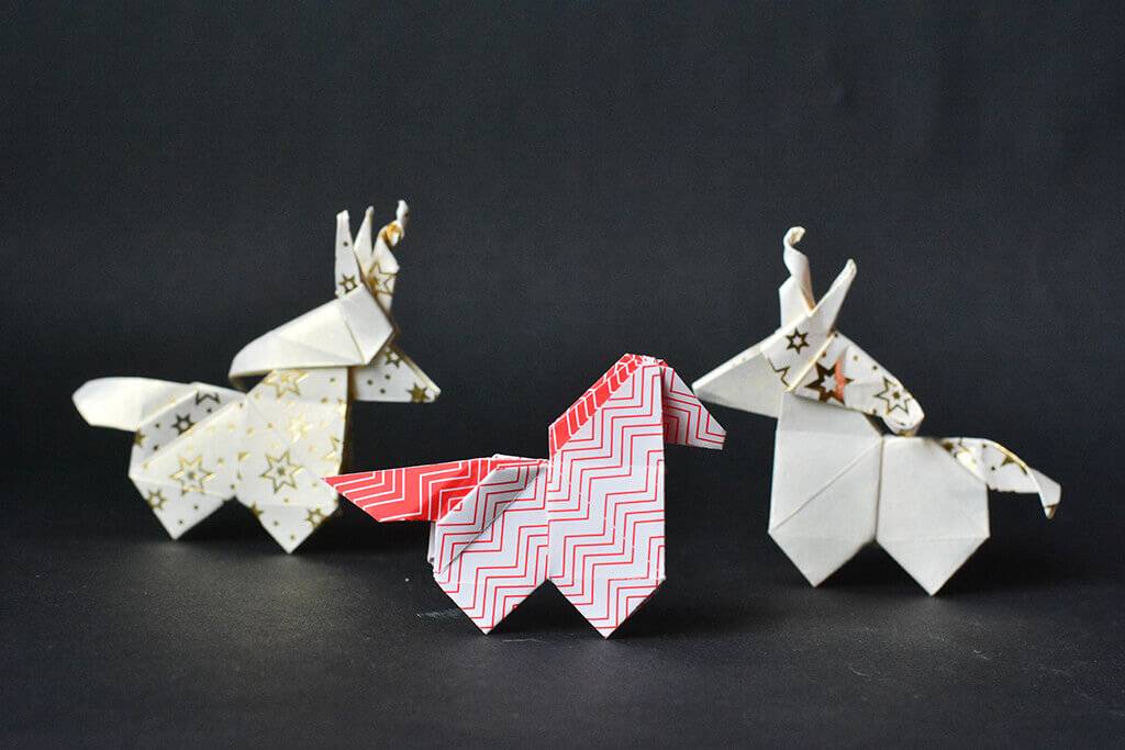 Поделки из бумаги оригами: животные, платье и коробочка - сайт о рукоделии