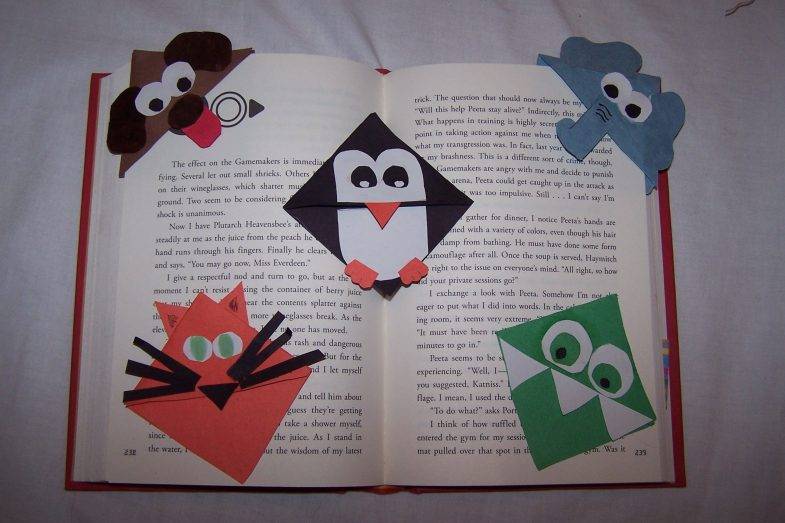 Закладки для книг из бумаги оригами — самые оригинальные идеи как сделать неповторимую закладку смотрите на фото и видео