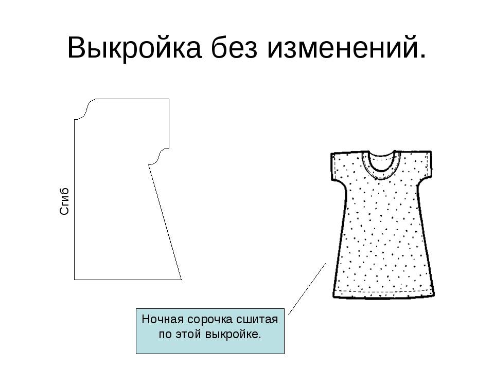 Модели ночных сорочек: выкройки, фото и основы конструирования