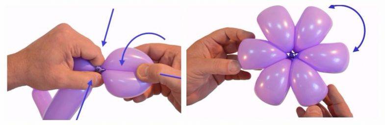 Цветы из шаров своими руками поэтапно: как сделать букет из шариков колбасок (шдм), пошаговая инструкция для начинающих + схемы, фото и видео