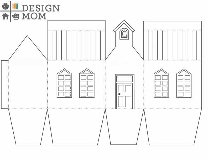 Макет домов из бумаги своими руками схемы развертка для склеивания
