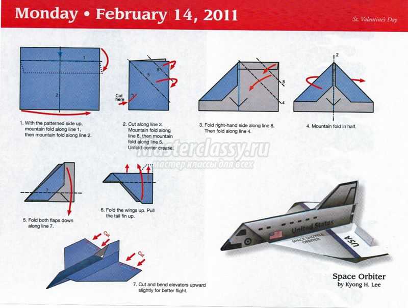 Самолеты из бумаги: фото-инструкции по складыванию бумажных самолетиков