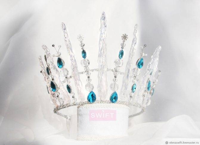 Корона для Снежной королевы: делаем нарядный аксессуар для маленькой принцессы