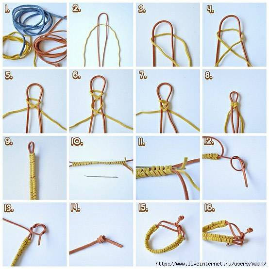 Как сплести браслет из веревки своими руками? | разные модели. браслеты из веревок