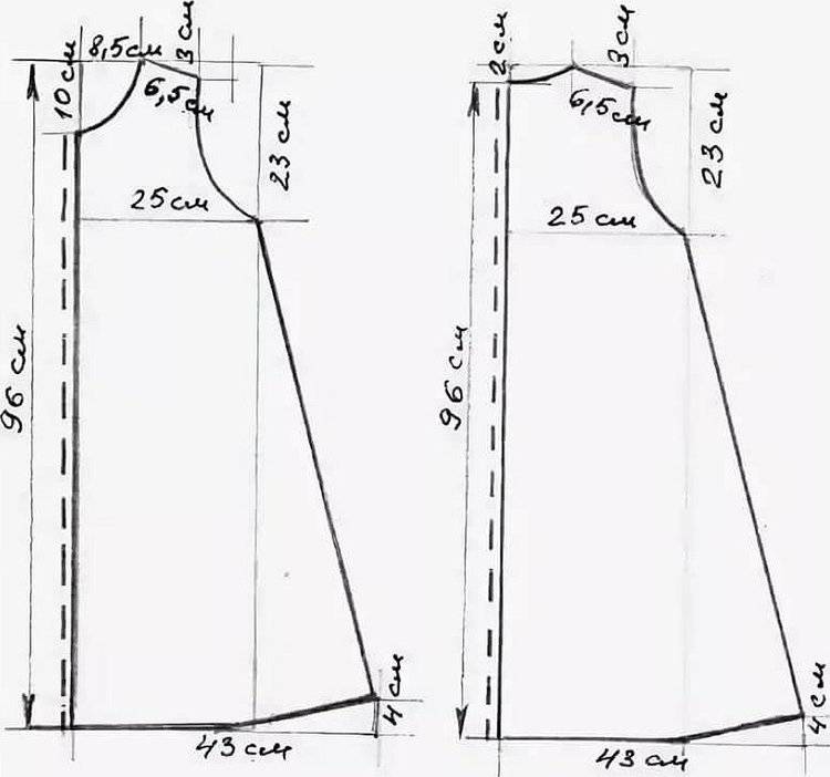 Летние платья свободного кроя выкройки
