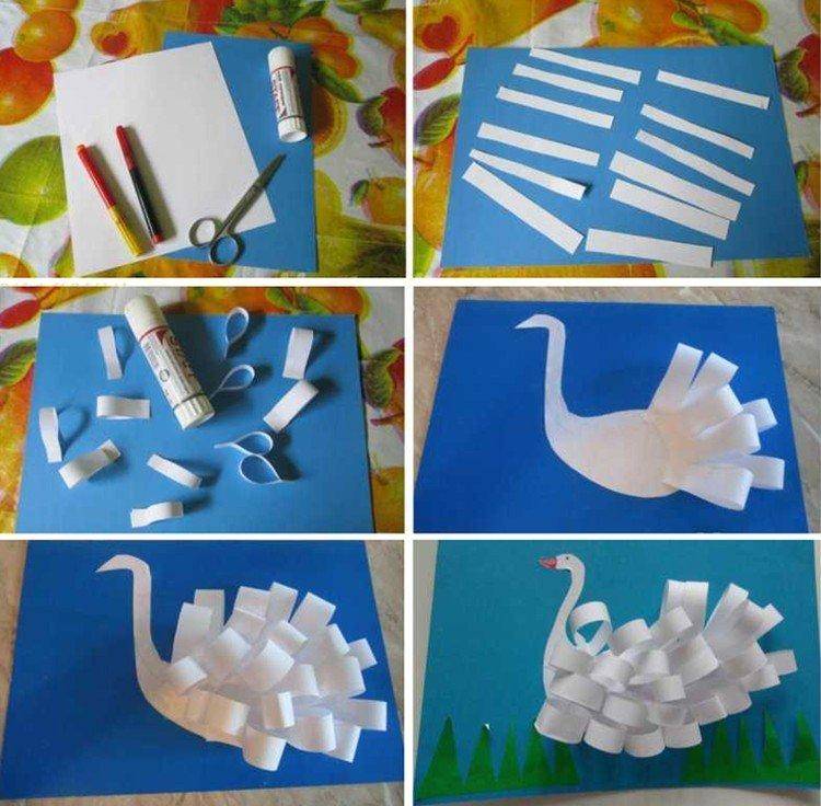 Оригами "лебедь" из бумаги: пошаговая инструкция с фото - handskill.ru