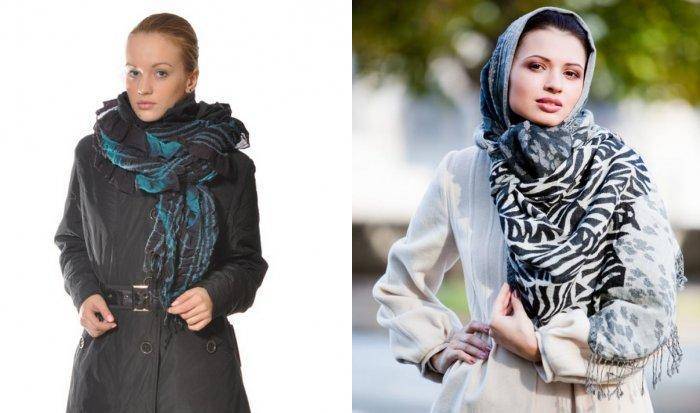 Способы завязать палантин на пальто: красиво и стильно