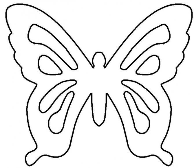 Бабочка из бумаги гармошкой