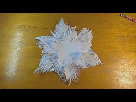 Красивые снежинки из бумаги — схемы для вырезания