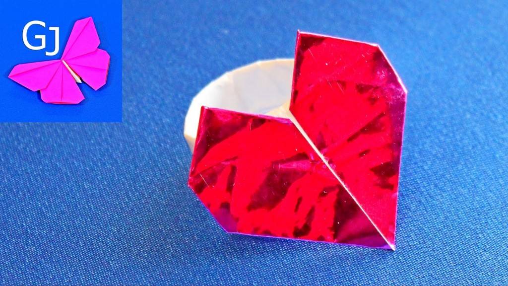 Как сделать сердце-оригами - оригами из бумаги