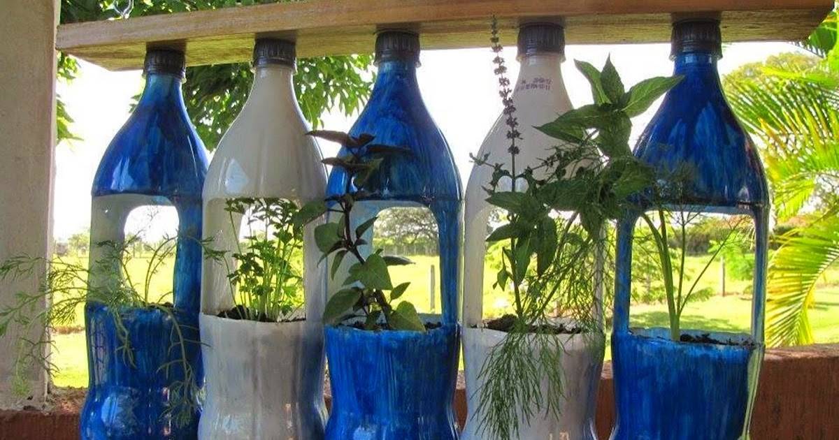 Поделки из пластиковых бутылок для сада и огорода своими руками