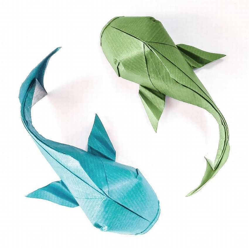 Рыбки оригами: пошаговые инструкции для детей