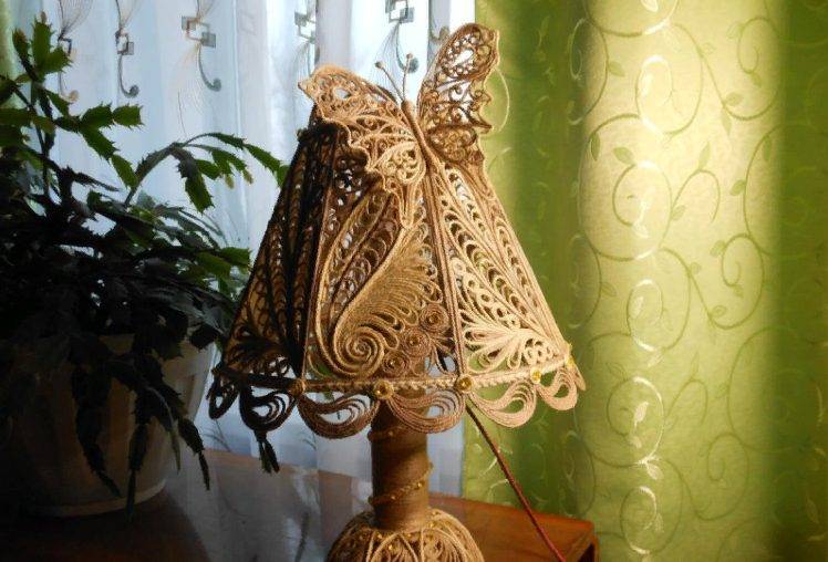 Настольная лампа своими руками: мастер класс по изготовлению стильного сувенира