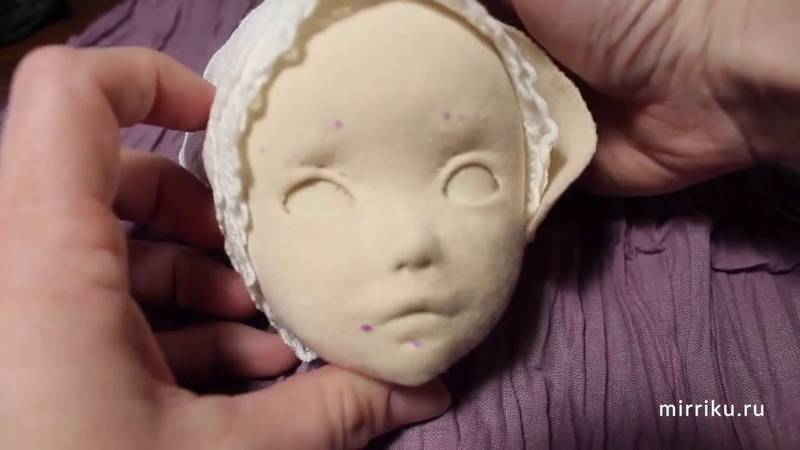 Утяжка лица текстильной куклы подробно: мастер класс с видео