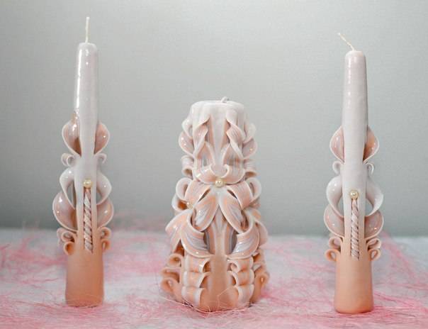 Как украсить свадебные свечи своими руками? как самому сделать и оформить свечи для семейного очага на свадьбу?