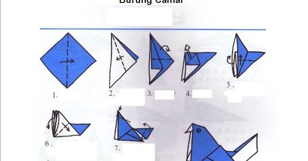 Как сделать голубя из бумаги в технике оригами