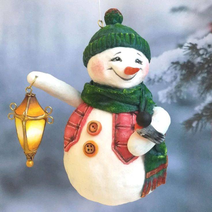 Снеговик своими руками на новый год 2022 из подручных материалов