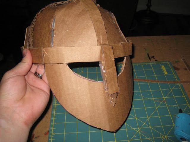 Шлем викинга своими руками: делаем из бумаги