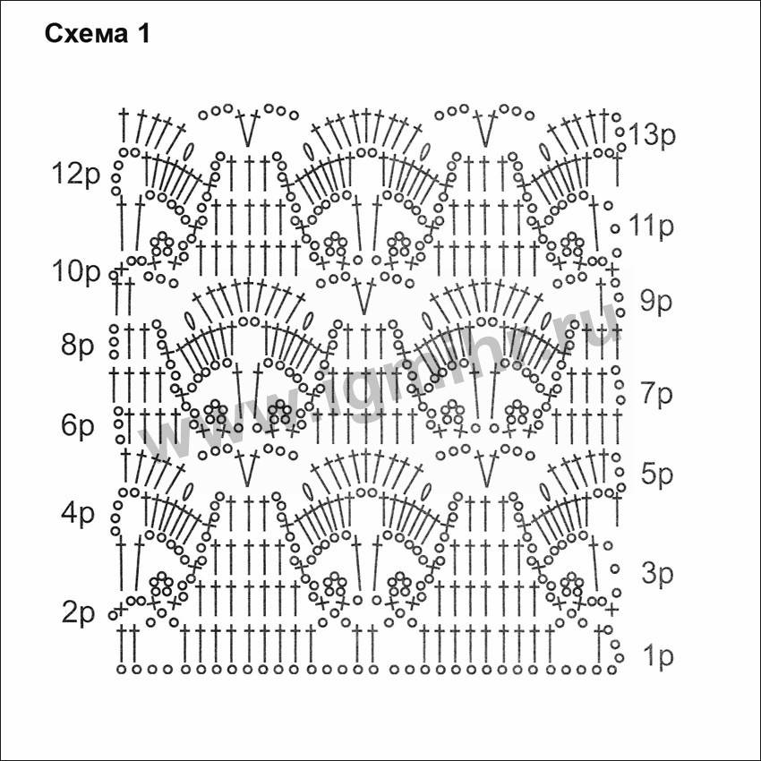 Крючкомания вязание со схемами
