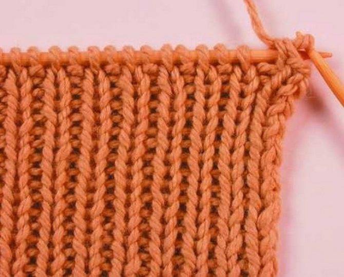 Английская резинка спицами схема вязания (фото и видео)