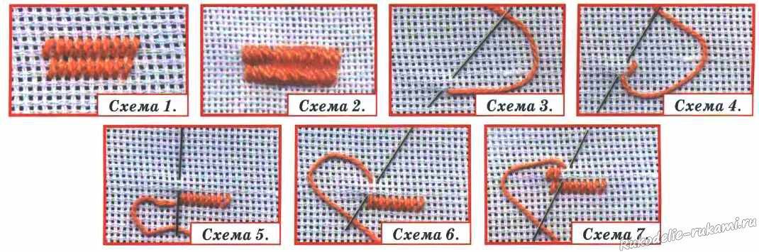 Техника вышивки стежками дробный крест, petite-stitch, petite-point.