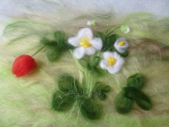 Цветы из шерсти (85 фото) — как свалять цветок из войлока или шерстяную брошь. пошаговая инструкция для начинающих